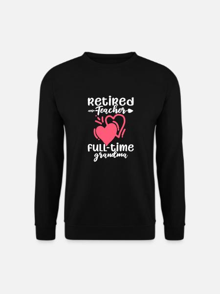 Ruhestand Lehrerin Rente Rentnerin Schule Geschenk - Unisex Pullover - Schwarz