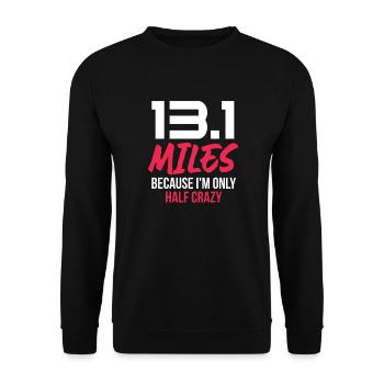 Courir - Sweat-shirt Unisexe - noir - Devant - Alina (178cm) & Michal (187cm)