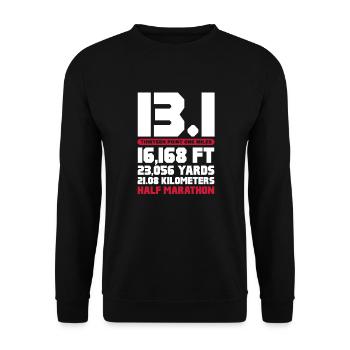 Courir - Sweat-shirt Unisexe - noir - Devant - Alina (178cm) & Michal (187cm)