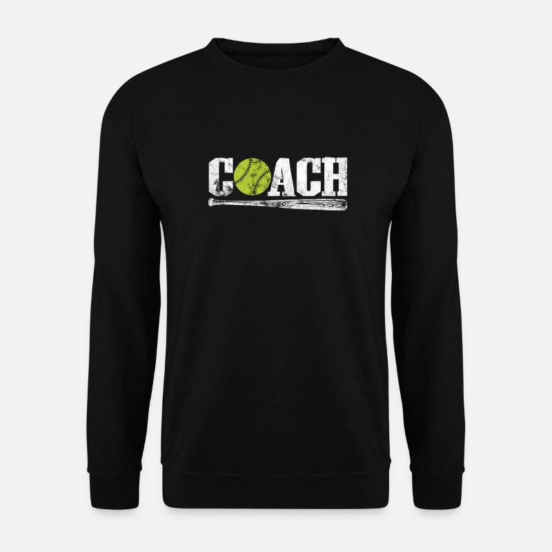 Softball Coach - Unisex Sweatshirt - black
