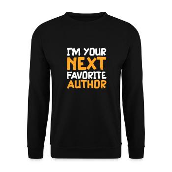 Author - Unisex Sweatshirt - black - Front - Alina (178cm) & Michal (187cm)