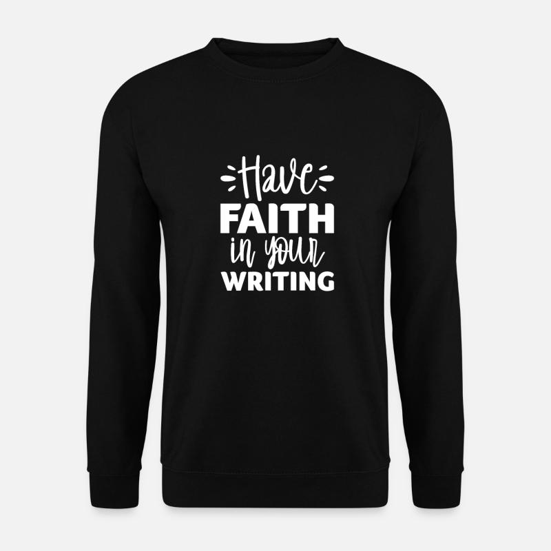 Author - Unisex Sweatshirt - black