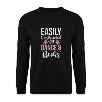 Ballet - Unisex Sweatshirt - black - Front - Alina (178cm) & Michal (187cm)