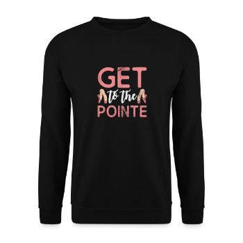 Ballet - Unisex Sweatshirt - black - Front - Alina (178cm) & Michal (187cm)