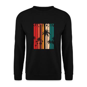 Santa Cruz - Unisex Pullover - Schwarz - Vorne - Alina (178cm) & Michal (187cm)