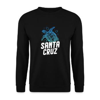 Santa Cruz - Unisex Pullover - Schwarz - Vorne - Alina (178cm) & Michal (187cm)