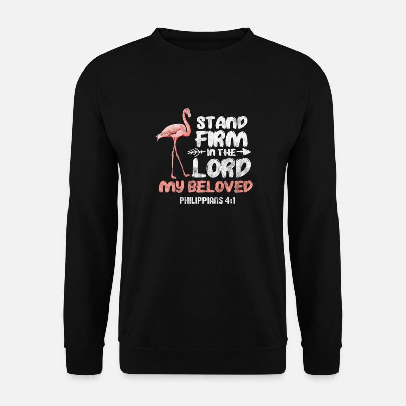 Flamingo - Unisex Sweatshirt - black