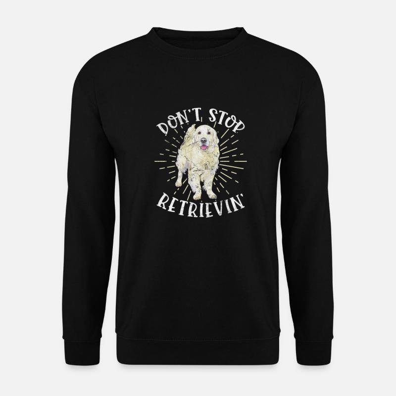 Golden Retriever - Unisex Pullover - Schwarz