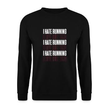 Courir - Sweat-shirt Unisexe - noir - Devant - Alina (178cm) & Michal (187cm)