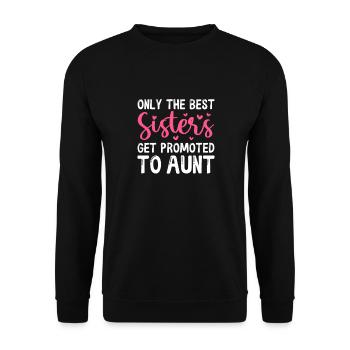 Sister - Unisex Sweatshirt - black - Front - Alina (178cm) & Michal (187cm)