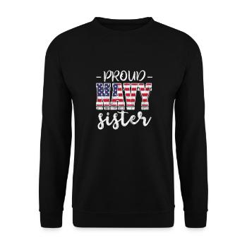 Soeur Frère Frères et sœurs Cadeau de famille - Sweat-shirt Unisexe - noir - Devant - Alina (178cm) & Michal (187cm)