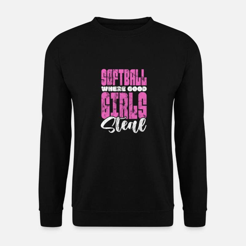 Softball - Unisex Pullover - Schwarz