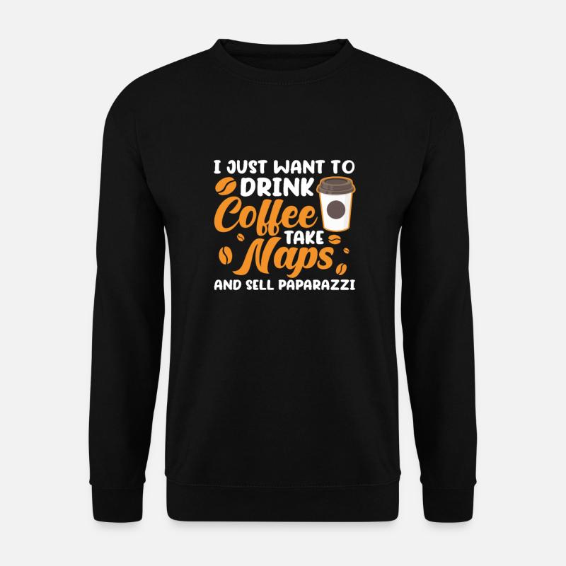 Coffee Caffeine Espresso Barista Gift - Unisex Sweatshirt - black