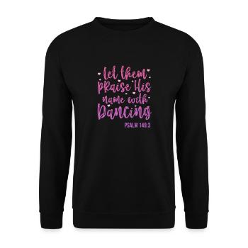 Ballet Ballerine Ballet Danseuse Danse Cadeau - Sweat-shirt Unisexe - noir - Devant - Alina (178cm) & Michal (187cm)