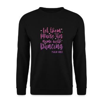 Ballet - Unisex Sweatshirt - black - Front - Alina (178cm) & Michal (187cm)