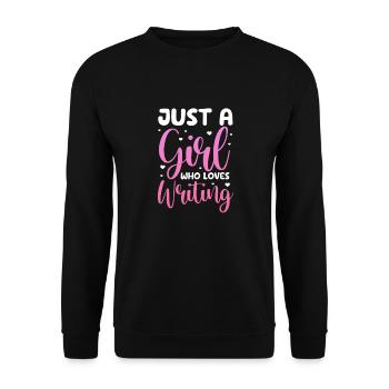 Author - Unisex Sweatshirt - black - Front - Alina (178cm) & Michal (187cm)