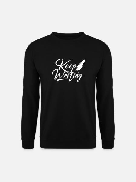 Autor Autoren Schriftsteller Buch Geschenk - Unisex Pullover - Schwarz