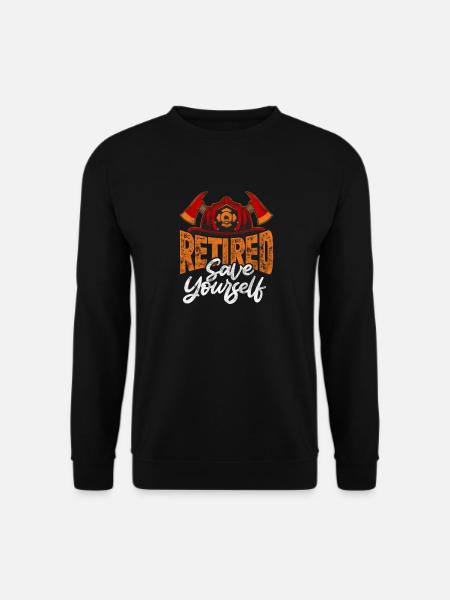 Ruhestand Feuerwehr - Unisex Pullover - Schwarz