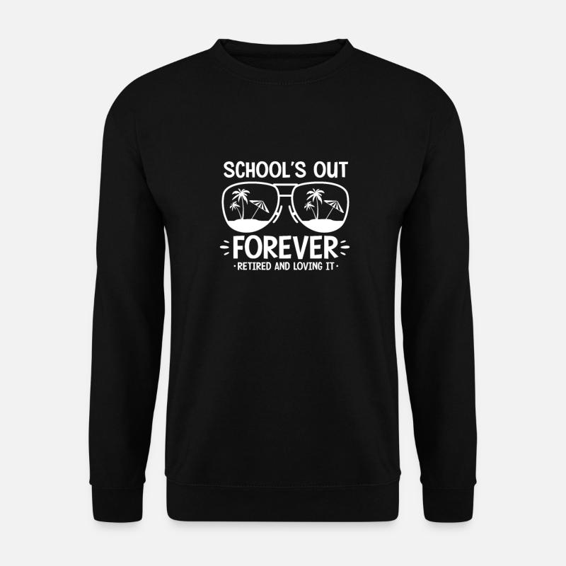 Ruhestand Lehrerin Rente Rentnerin Schule Geschenk - Unisex Pullover - Schwarz