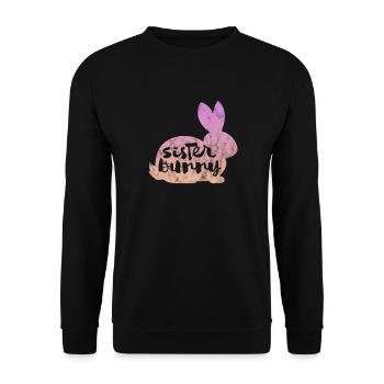 Soeur Frère Frères et sœurs Cadeau de famille - Sweat-shirt Unisexe - noir - Devant - Alina (178cm) & Michal (187cm)