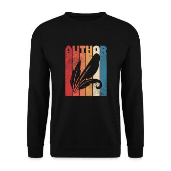 Author - Unisex Sweatshirt - black - Front - Alina (178cm) & Michal (187cm)