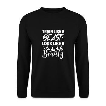 Ballet Ballerine Ballet Danseuse Danse Cadeau - Sweat-shirt Unisexe - noir - Devant - Alina (178cm) & Michal (187cm)