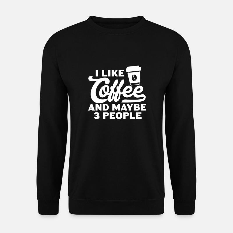 Coffee Caffeine Espresso Barista Gift - Unisex Sweatshirt - black