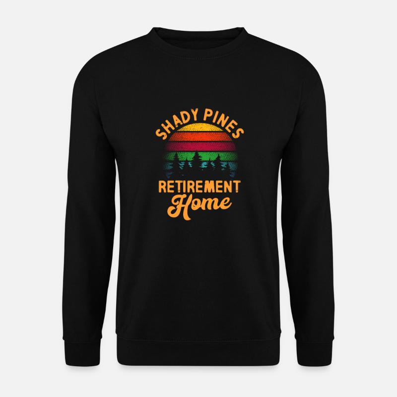 Ruhestand Camping Rente Rentner Camper Geschenk - Unisex Pullover - Schwarz