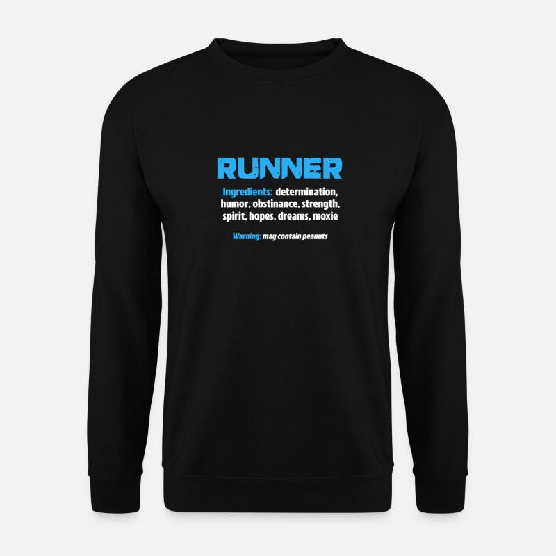 Run - Unisex Sweatshirt - black