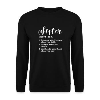Soeur - Sweat-shirt Unisexe - noir - Devant - Alina (178cm) & Michal (187cm)