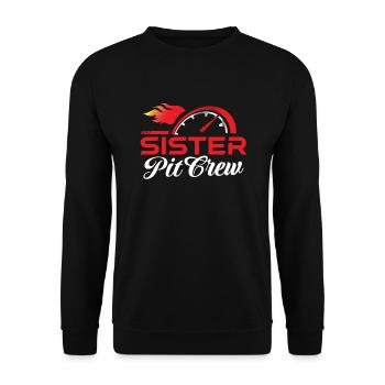 Sister - Unisex Sweatshirt - black - Front - Alina (178cm) & Michal (187cm)