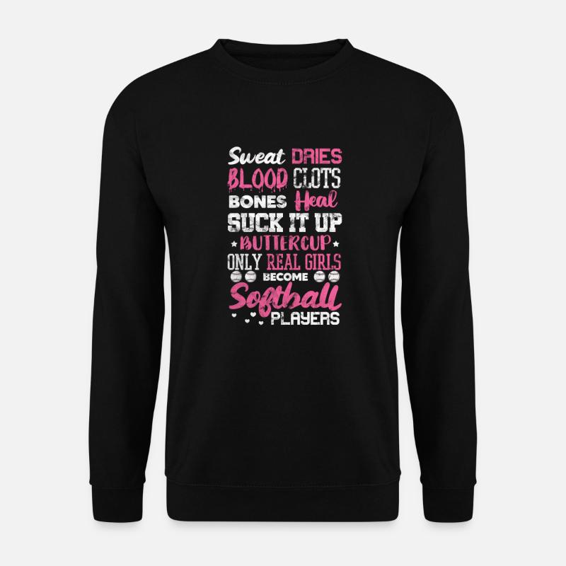Softball - Unisex Sweatshirt - black