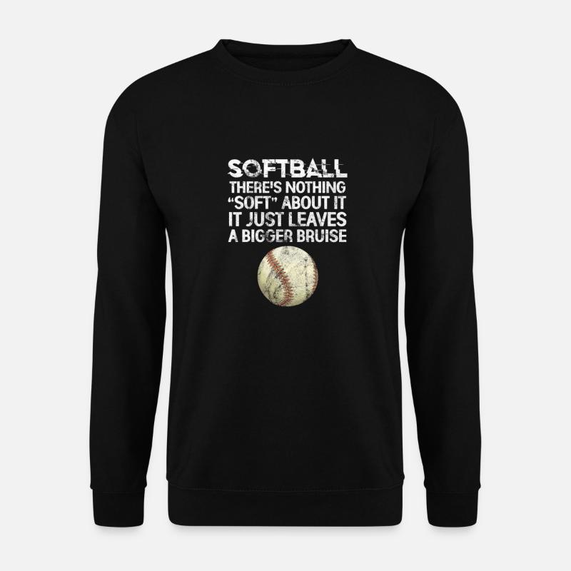 Softball - Unisex Pullover - Schwarz