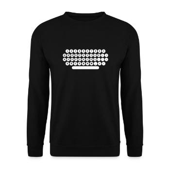 Author - Unisex Sweatshirt - black - Front - Alina (178cm) & Michal (187cm)