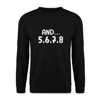 Ballet - Unisex Sweatshirt - black - Front - Alina (178cm) & Michal (187cm)
