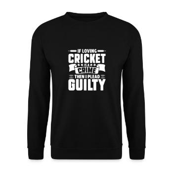 Cricket - Unisex Pullover - Schwarz - Vorne - Alina (178cm) & Michal (187cm)
