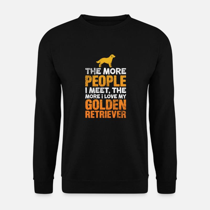 Golden Retriever - Unisex Pullover - Schwarz
