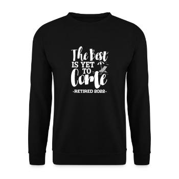 Pension de retraite Pension de pensionné Cadeau de pension de pensionné - Sweat-shirt Unisexe - noir - Devant - Alina (178cm) & Michal (187cm)