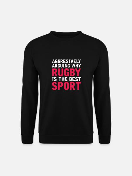 Rugby - Unisex Pullover - Schwarz