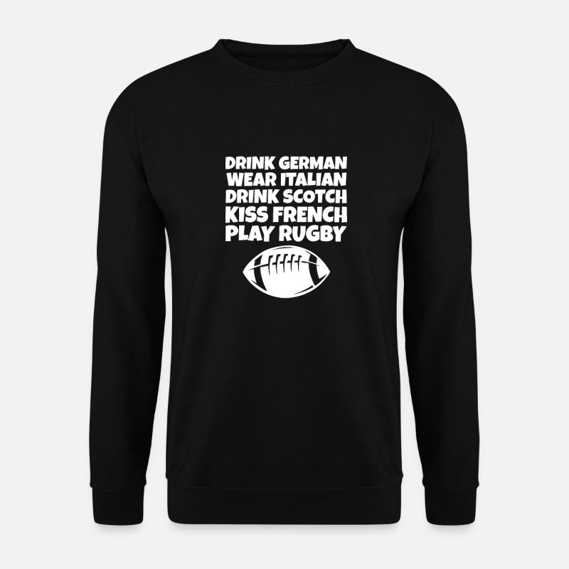 Rugby - Unisex Pullover - Schwarz