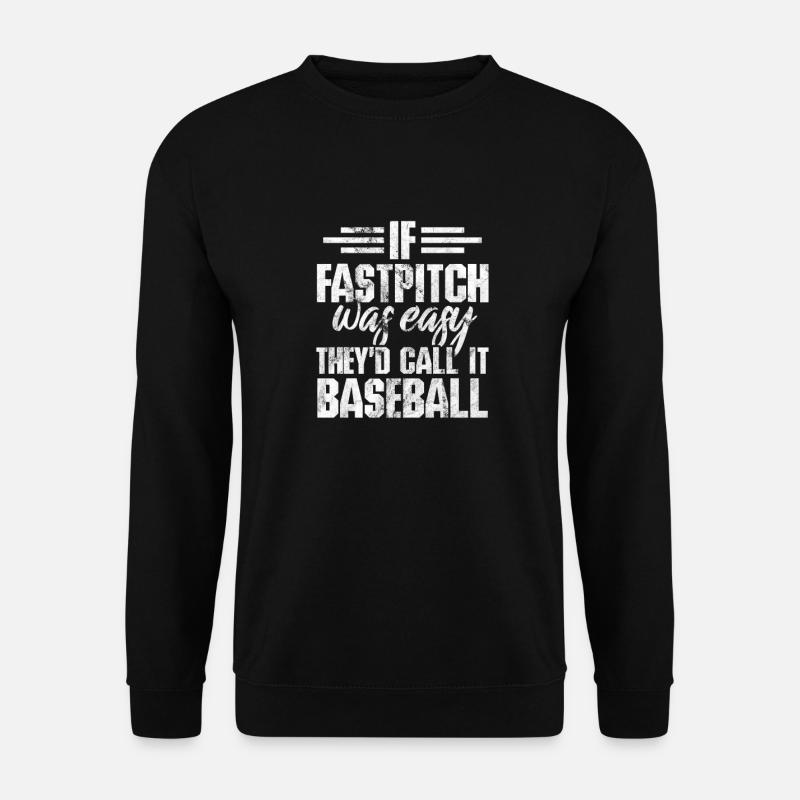 Softball - Unisex Pullover - Schwarz