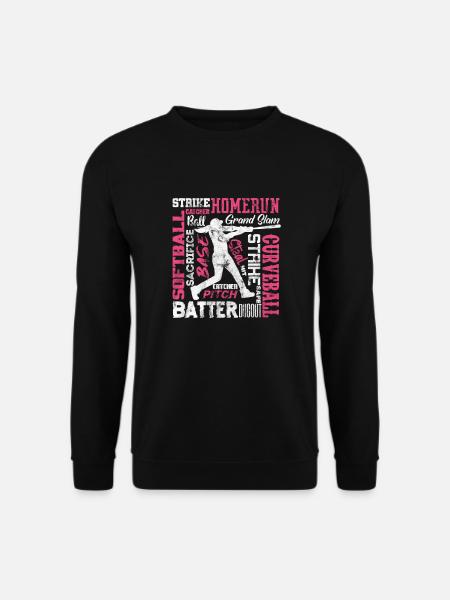 Softball - Unisex Pullover - Schwarz