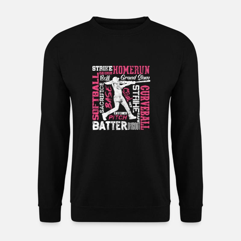 Softball - Unisex Sweatshirt - black