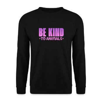 Animal Rescue - Unisex Sweatshirt - black - Front - Alina (178cm) & Michal (187cm)