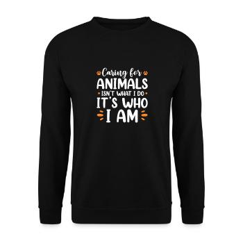 Animal Rescue - Unisex Sweatshirt - black - Front - Alina (178cm) & Michal (187cm)