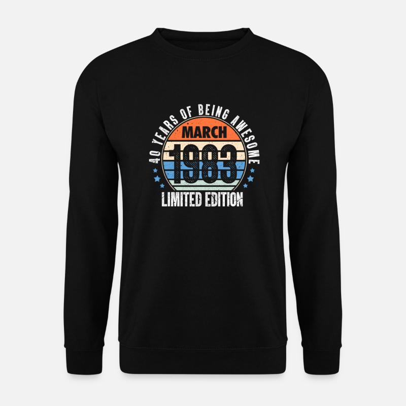 March 1983 - Unisex Sweatshirt - black