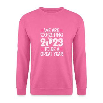 Schwangerschaft - Unisex Pullover - Pink - Vorne