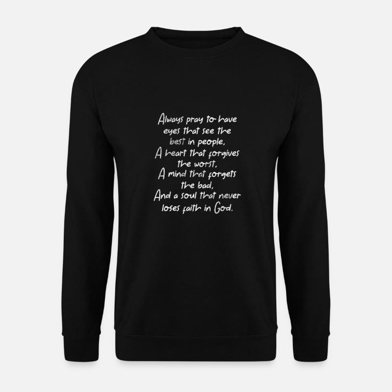 Bibel - Unisex Pullover - Schwarz