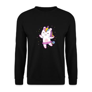 Ballet Ballerine Ballet Danseuse Danse Cadeau - Sweat-shirt Unisexe - noir - Devant - Alina (178cm) & Michal (187cm)