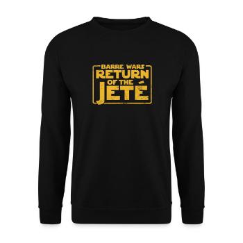 Ballet - Unisex Sweatshirt - black - Front - Alina (178cm) & Michal (187cm)